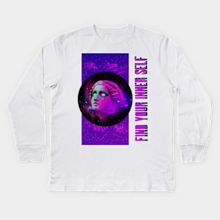 Find Your Inner Self Kids Long Sleeve T-Shirt